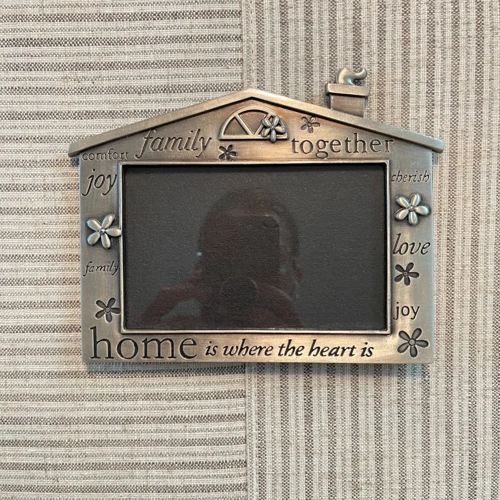 Home Is Where The Heart Is House Picture Frame